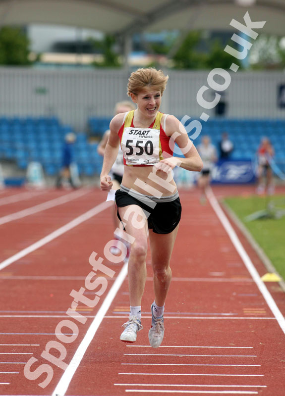 Jennifer Walsh (Spenborough & District), 1500 metres, Northern Championships, Sport City, Manchester
